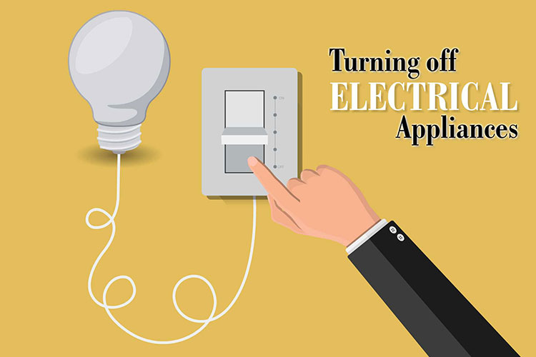 Turning off Electrical Appliances