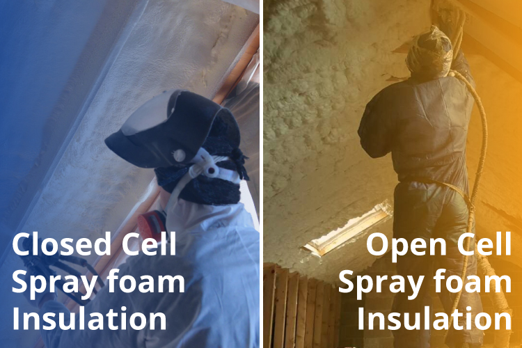 Varieties of Spray Foam Loft Insulation